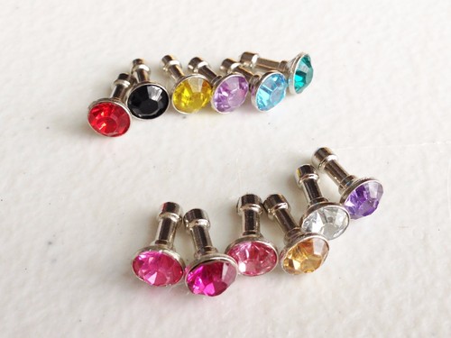 Bling gem charm mm jack - charm,